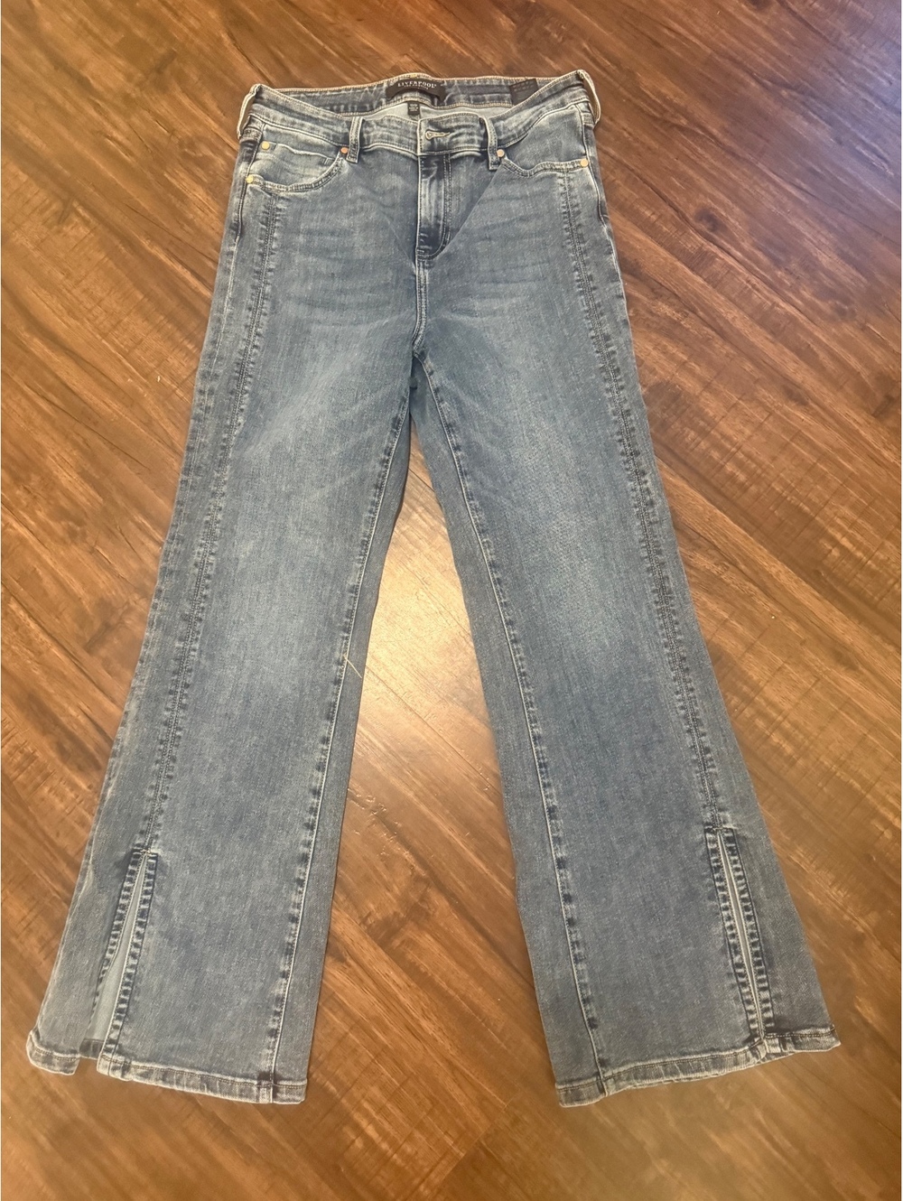 Liverpool Los Angeles Women's Flare Leg Jeans with Front Slits